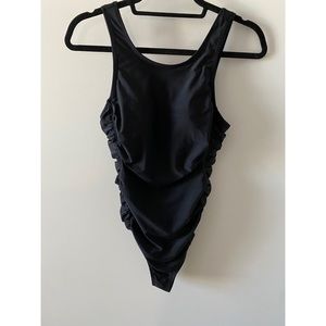 NWOT Motherhood Maternity Black Swimsuit